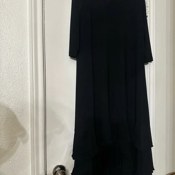 Zadie B’s Black ruffle Dress - Picture 1 of 2